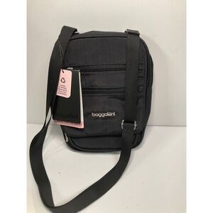 BAGGALLINI Journey Black Crossbody NWT‎